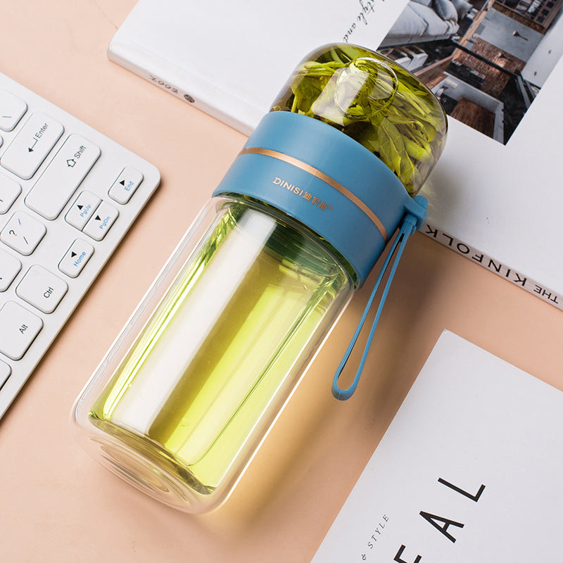 Glass Waterbottle with Tea Filter