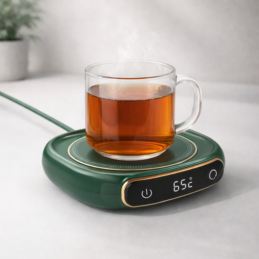 Smart heated coaster