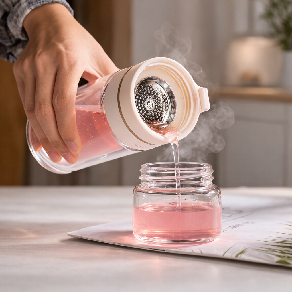 Glass Waterbottle with Tea Filter