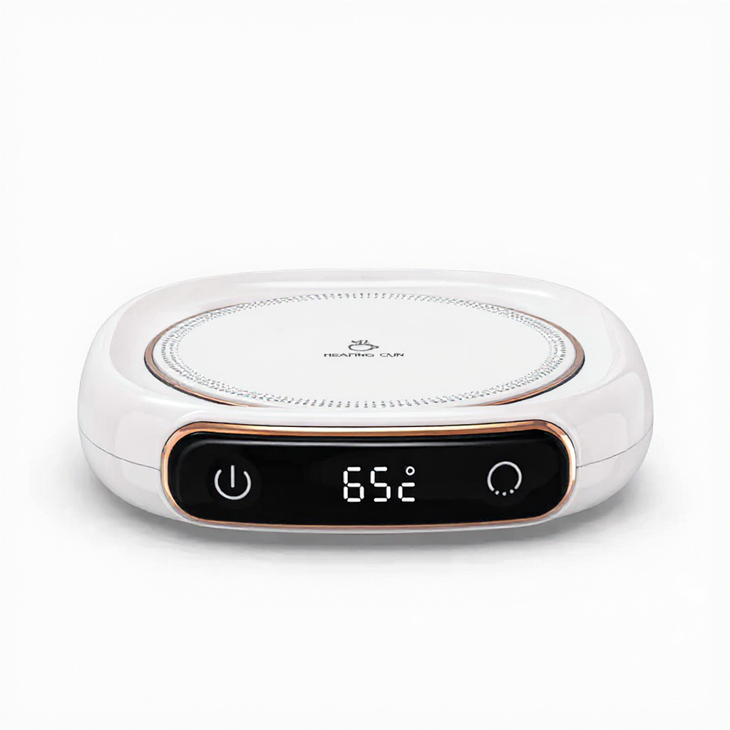Smart heated coaster